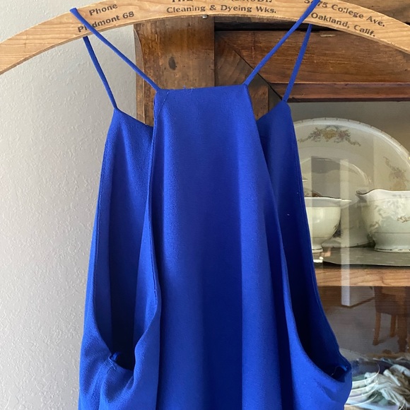 Paper Crane Royal Blue Square Neck Top - Picture 5 of 7